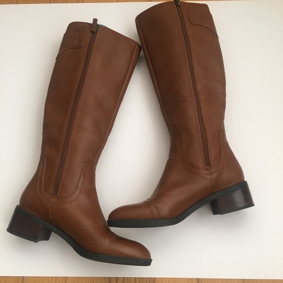 Franco Sarto Shoes - {Franco Sarto} Tall Chestnut Boots 5.5
